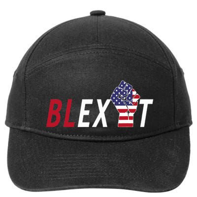 Blexit Blexit Movement Black Exit 7-Panel Snapback Hat
