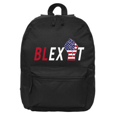 Blexit Blexit Movement Black Exit 16 in Basic Backpack