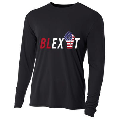 Blexit Blexit Movement Black Exit Cooling Performance Long Sleeve Crew