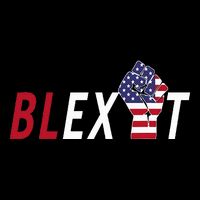 Blexit Blexit Movement Black Exit Pom Pom 12in Knit Beanie