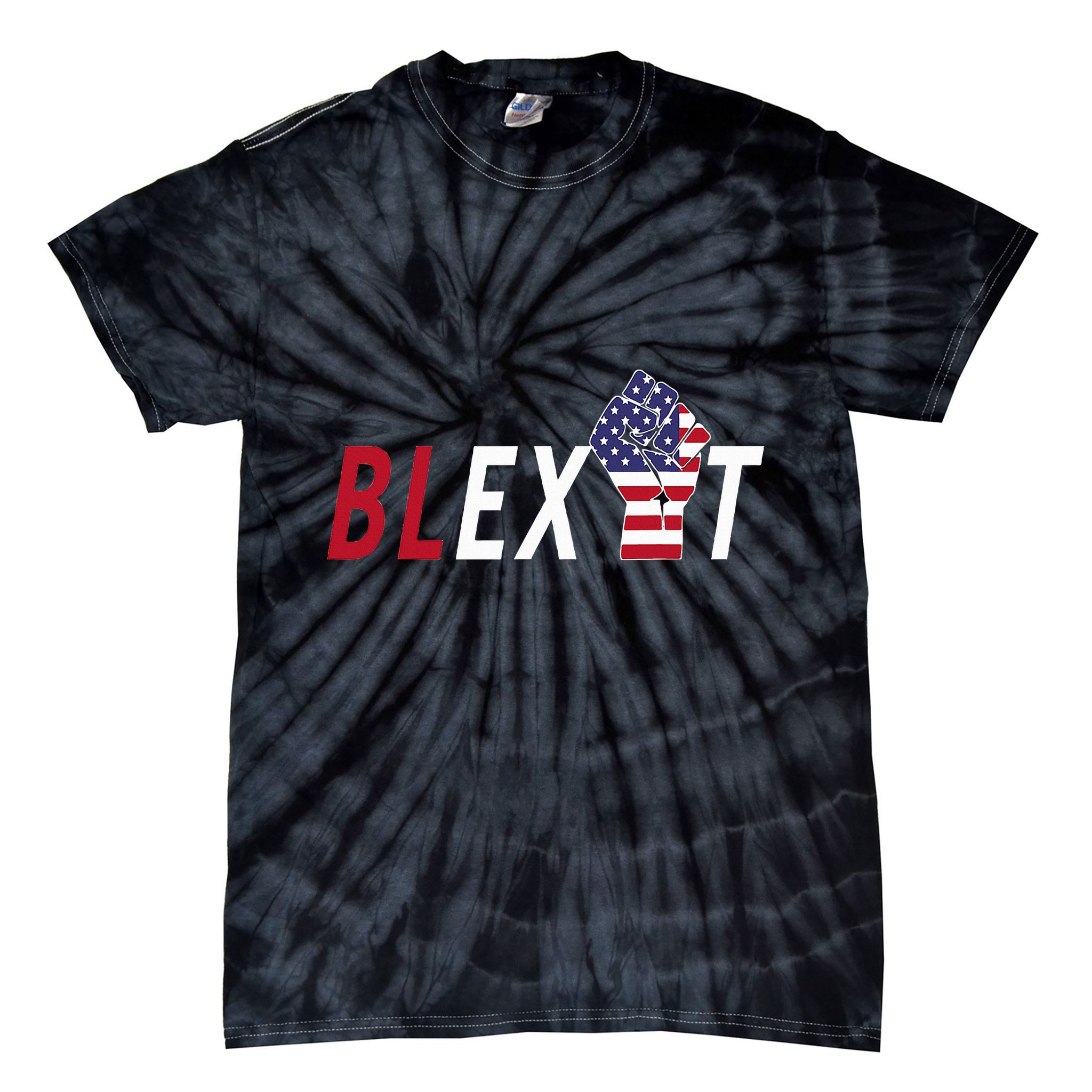 Blexit Blexit Movement Black Exit Tie-Dye T-Shirt