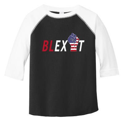 Blexit Blexit Movement Black Exit Toddler Fine Jersey T-Shirt