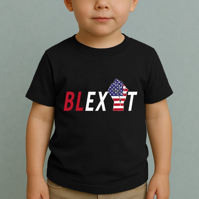 Blexit Blexit Movement Black Exit Toddler T-Shirt