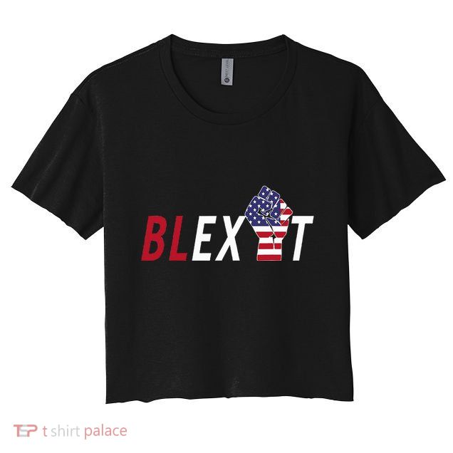 Blexit Blexit Movement Black Exit Crop Top