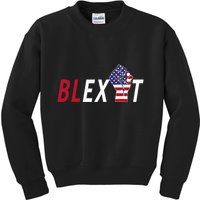 Blexit Blexit Movement Black Exit Kids Sweatshirt