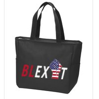 Blexit Blexit Movement Black Exit Zip Tote Bag