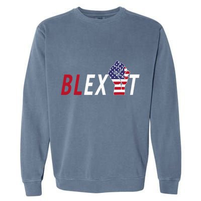 Blexit Blexit Movement Black Exit Garment-Dyed Sweatshirt