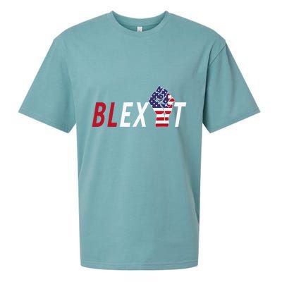 Blexit Blexit Movement Black Exit Sueded Cloud Jersey T-Shirt