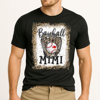 Bleached Baseball Mimi Leopard Game Day Baseball Mothers day Cooling Performance Crew T-Shirt