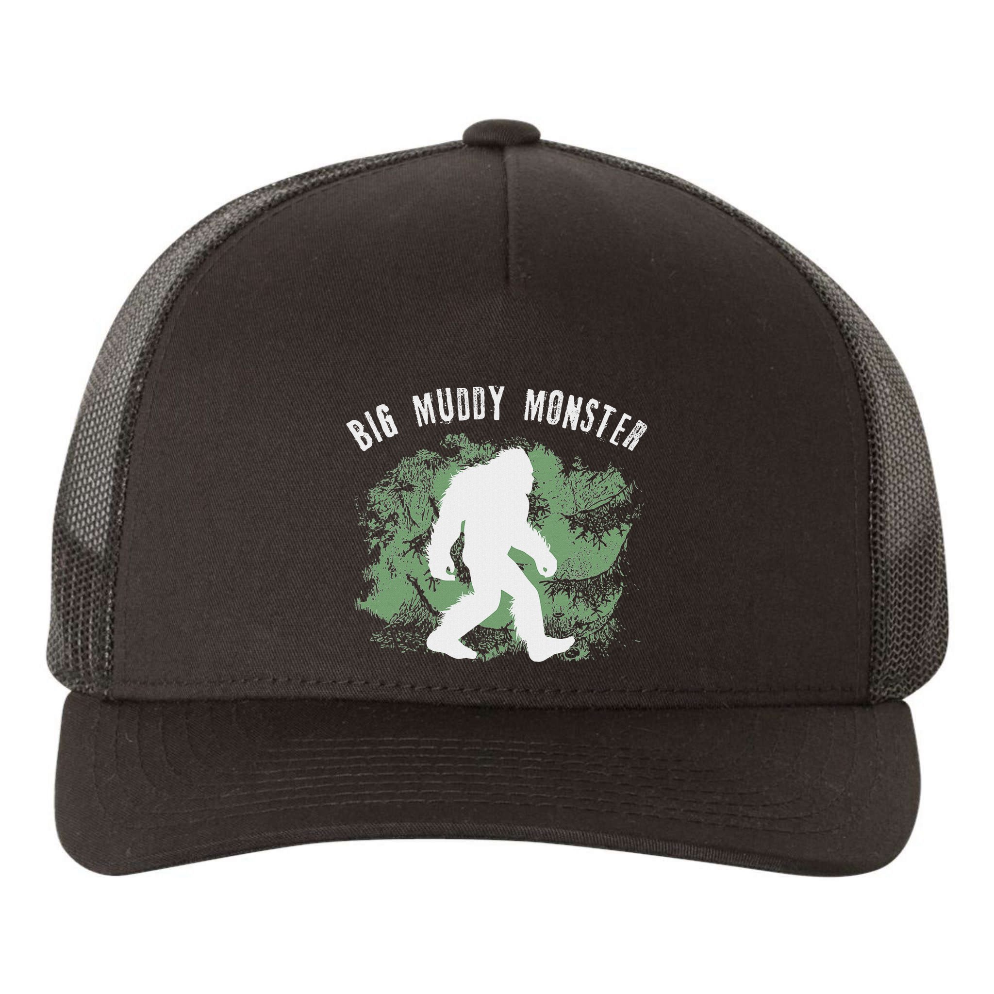 Bigfoot Big Muddy Monster Sasquatch Illinois Cryptid Yupoong Adult 5-Panel Trucker Hat