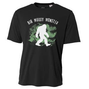 Bigfoot Big Muddy Monster Sasquatch Illinois Cryptid Cooling Performance Crew T-Shirt