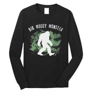 Bigfoot Big Muddy Monster Sasquatch Illinois Cryptid Long Sleeve Shirt