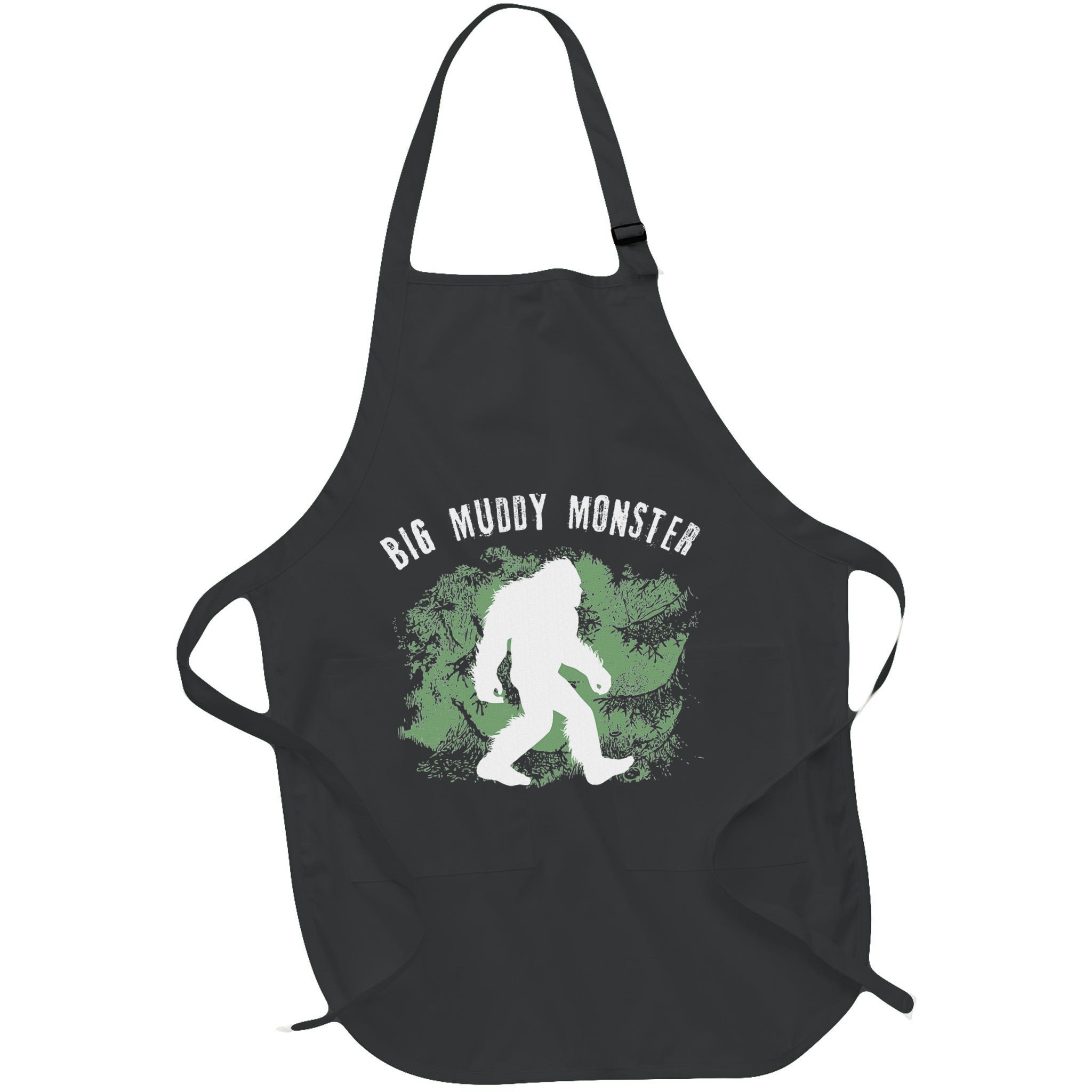 Bigfoot Big Muddy Monster Sasquatch Illinois Cryptid Apron