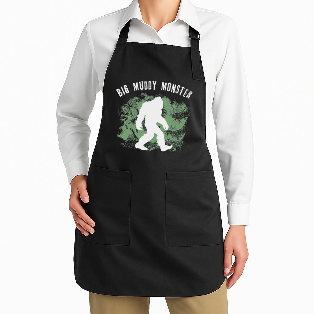 Bigfoot Big Muddy Monster Sasquatch Illinois Cryptid Apron
