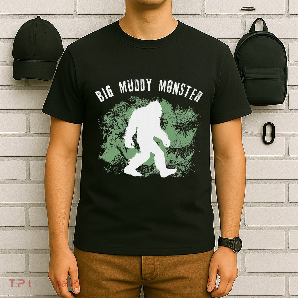 Bigfoot Big Muddy Monster Sasquatch Illinois Cryptid T-Shirt
