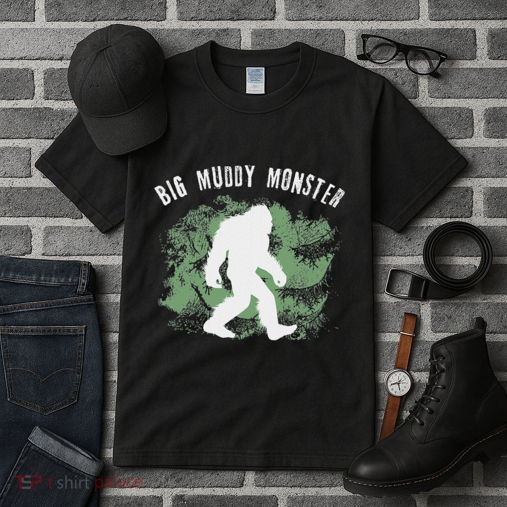 Bigfoot Big Muddy Monster Sasquatch Illinois Cryptid Tall T-Shirt