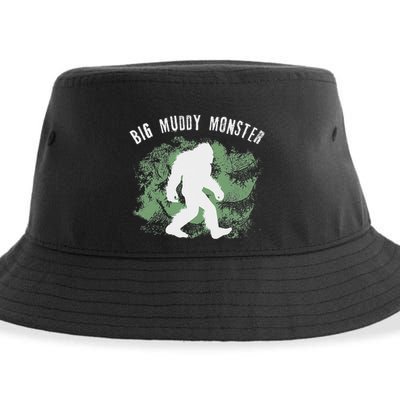 Bigfoot Big Muddy Monster Sasquatch Illinois Cryptid Sustainable Bucket Hat
