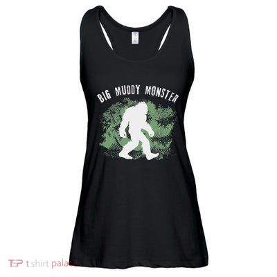Bigfoot Big Muddy Monster Sasquatch Illinois Cryptid Ladies Essential Flowy Tank
