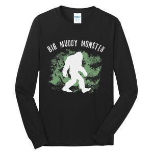 Bigfoot Big Muddy Monster Sasquatch Illinois Cryptid Tall Long Sleeve T-Shirt