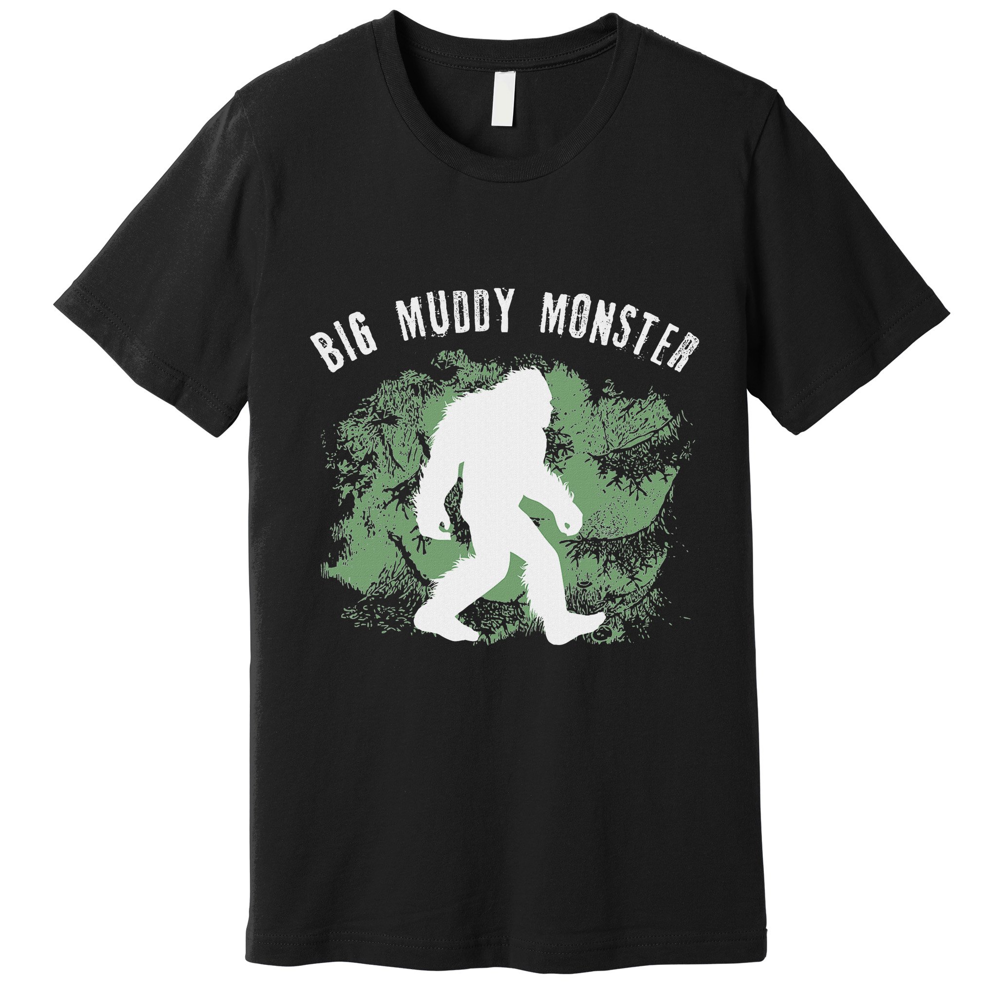 Bigfoot Big Muddy Monster Sasquatch Illinois Cryptid Premium T-Shirt