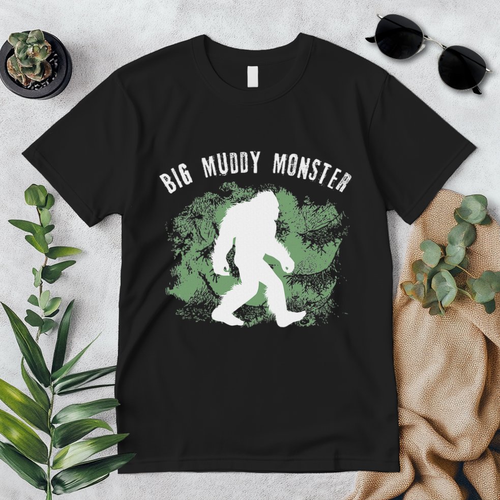 Bigfoot Big Muddy Monster Sasquatch Illinois Cryptid Premium T-Shirt