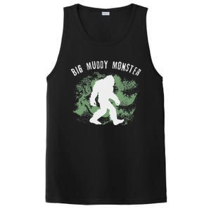 Bigfoot Big Muddy Monster Sasquatch Illinois Cryptid PosiCharge Competitor Tank