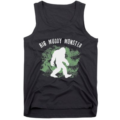 Bigfoot Big Muddy Monster Sasquatch Illinois Cryptid Tank Top