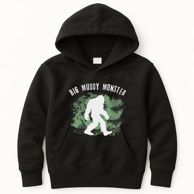 Bigfoot Big Muddy Monster Sasquatch Illinois Cryptid Kids Hoodie