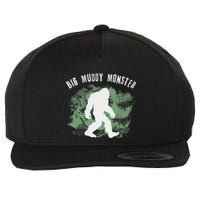 Bigfoot Big Muddy Monster Sasquatch Illinois Cryptid Wool Snapback Cap