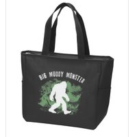 Bigfoot Big Muddy Monster Sasquatch Illinois Cryptid Zip Tote Bag