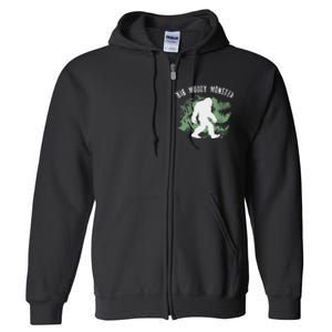 Bigfoot Big Muddy Monster Sasquatch Illinois Cryptid Full Zip Hoodie