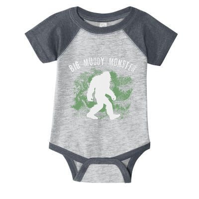 Bigfoot Big Muddy Monster Sasquatch Illinois Cryptid Infant Baby Jersey Bodysuit