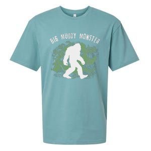 Bigfoot Big Muddy Monster Sasquatch Illinois Cryptid Sueded Cloud Jersey T-Shirt