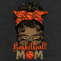 Black Basketball Mom Melanin Mother Of A Basketball Player 7 Panel Mesh Trucker Snapback Hat