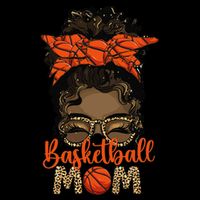 Black Basketball Mom Melanin Mother Of A Basketball Player 7-Panel Snapback Hat