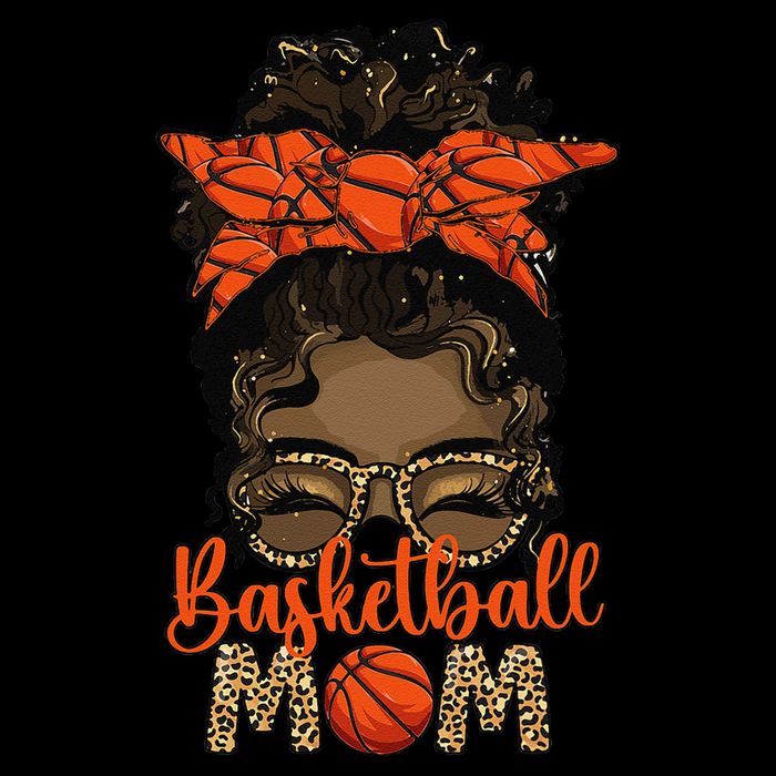 Black Basketball Mom Melanin Mother Of A Basketball Player 7-Panel Snapback Hat