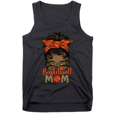 Black Basketball Mom Melanin Mother Of A Basketball Player Tank Top