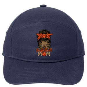 Black Basketball Mom Melanin Mother Of A Basketball Player 7-Panel Snapback Hat