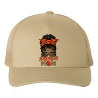 Black Basketball Mom Melanin Mother Of A Basketball Player Yupoong Adult 5-Panel Trucker Hat