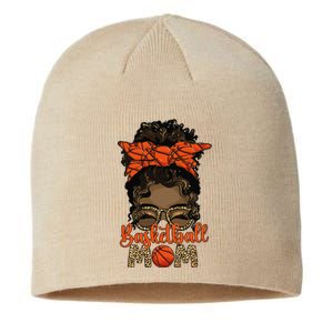 Black Basketball Mom Melanin Mother Of A Basketball Player Sustainable Beanie