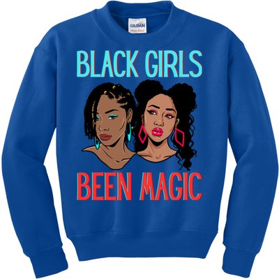 Black Been Magic Melanin Queen Sista Black Magic Gift Kids Sweatshirt