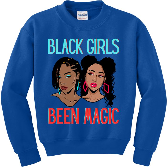 Black Been Magic Melanin Queen Sista Black Magic Gift Kids Sweatshirt