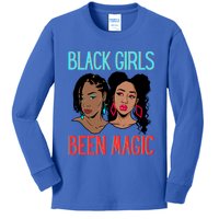 Black Been Magic Melanin Queen Sista Black Magic Gift Kids Long Sleeve Shirt