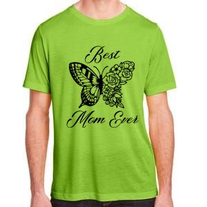 Butterfly Best Mom Ever Family Matching Mothers Day Funny Gift Adult ChromaSoft Performance T-Shirt