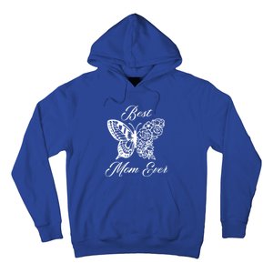 Butterfly Best Mom Ever Family Matching Mothers Day Funny Gift Hoodie