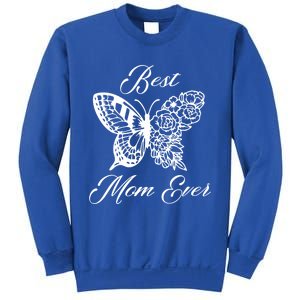 Butterfly Best Mom Ever Family Matching Mothers Day Funny Gift Sweatshirt