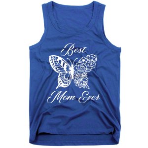 Butterfly Best Mom Ever Family Matching Mothers Day Funny Gift Tank Top