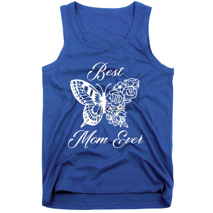 Butterfly Best Mom Ever Family Matching Mothers Day Funny Gift Tank Top