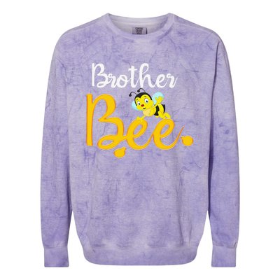 Brother Bee Matching Family First Bee Day Outfits Colorblast Crewneck Sweatshirt