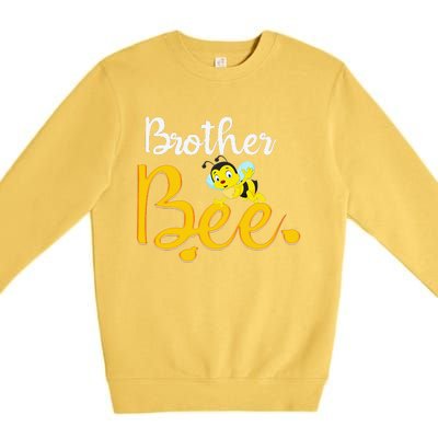 Brother Bee Matching Family First Bee Day Outfits Premium Crewneck Sweatshirt